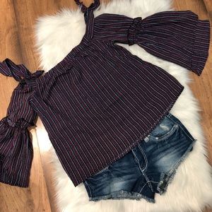 Cold shoulder top